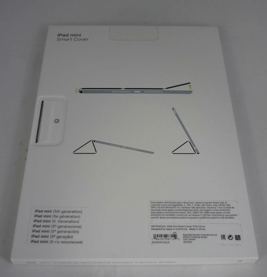 Funda inteligente genuina Apple iPad Mini 4 y 5 (4.ª y 5.ª generación) - rosa cítrico Foto 3 de 4