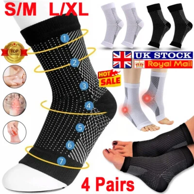 SOLDEASIL Adults Compression Soothe Socks for Neuropathy Stealth Ankle Motor Function UK