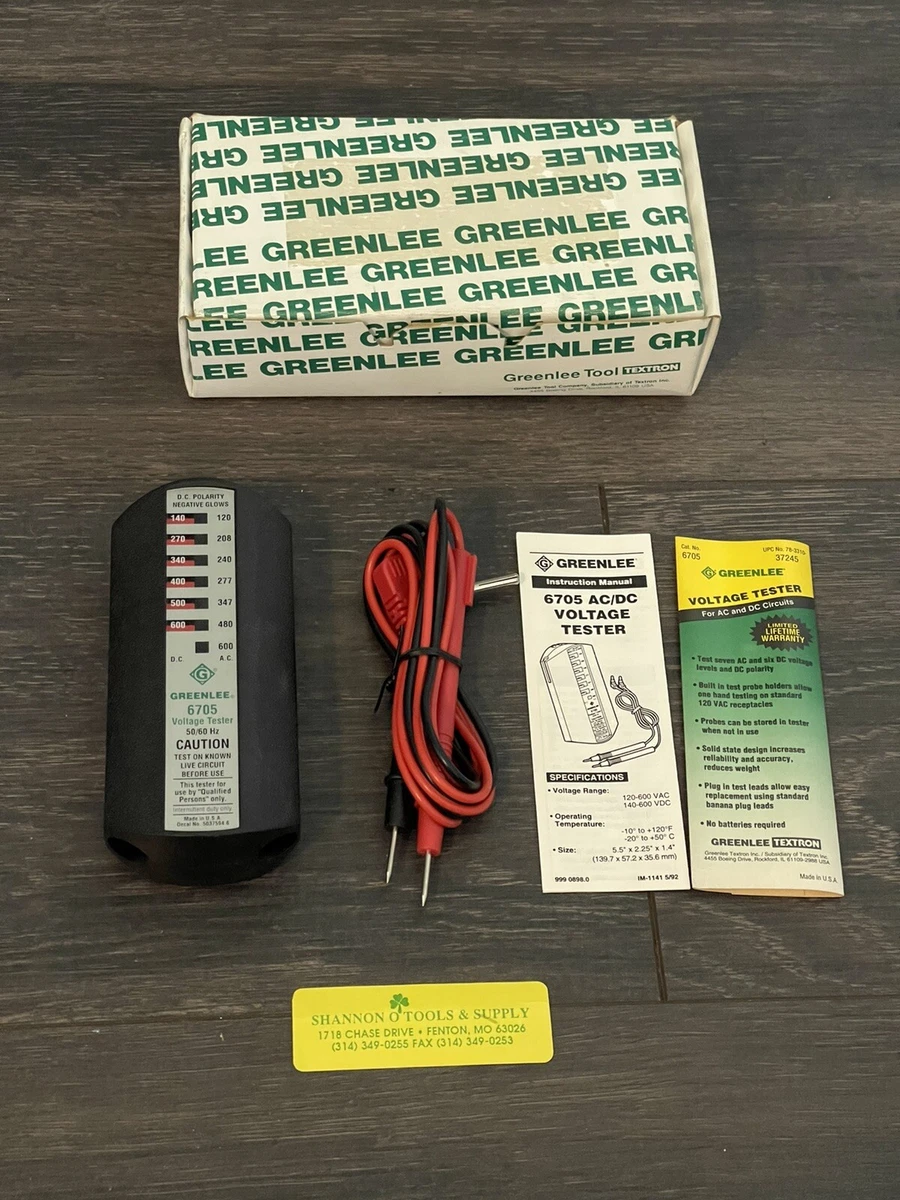 Greenlee 2024 voltage meter