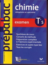 Lot 4 livres Terminale S Prépabac