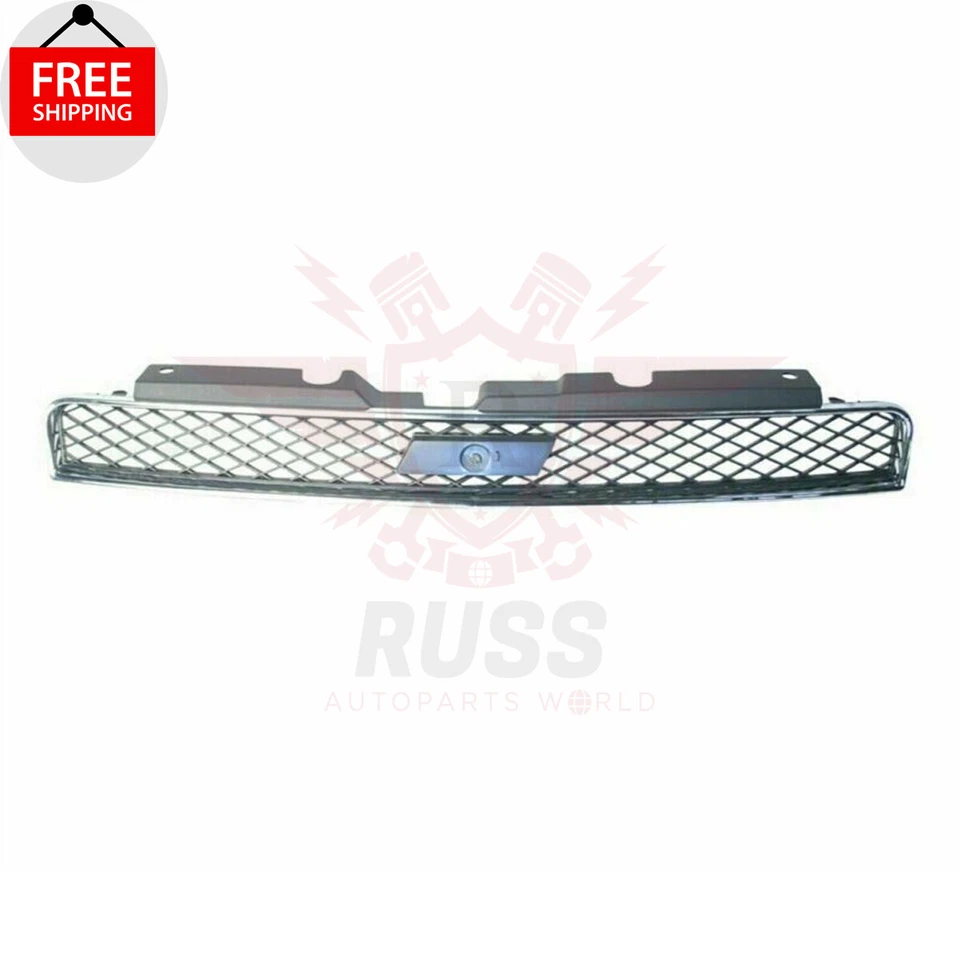 New Front Bumper Upper & Lower Grille set of 2PC Fits 2006-2010 Chevrolet Impala Foto 3 de 4