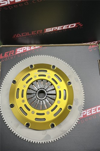 ADLERSPEED Clutch Twin Disk For ACURA RSX HONDA CIVIC Si K20 K24 Standard Weight - Picture 4 of 8