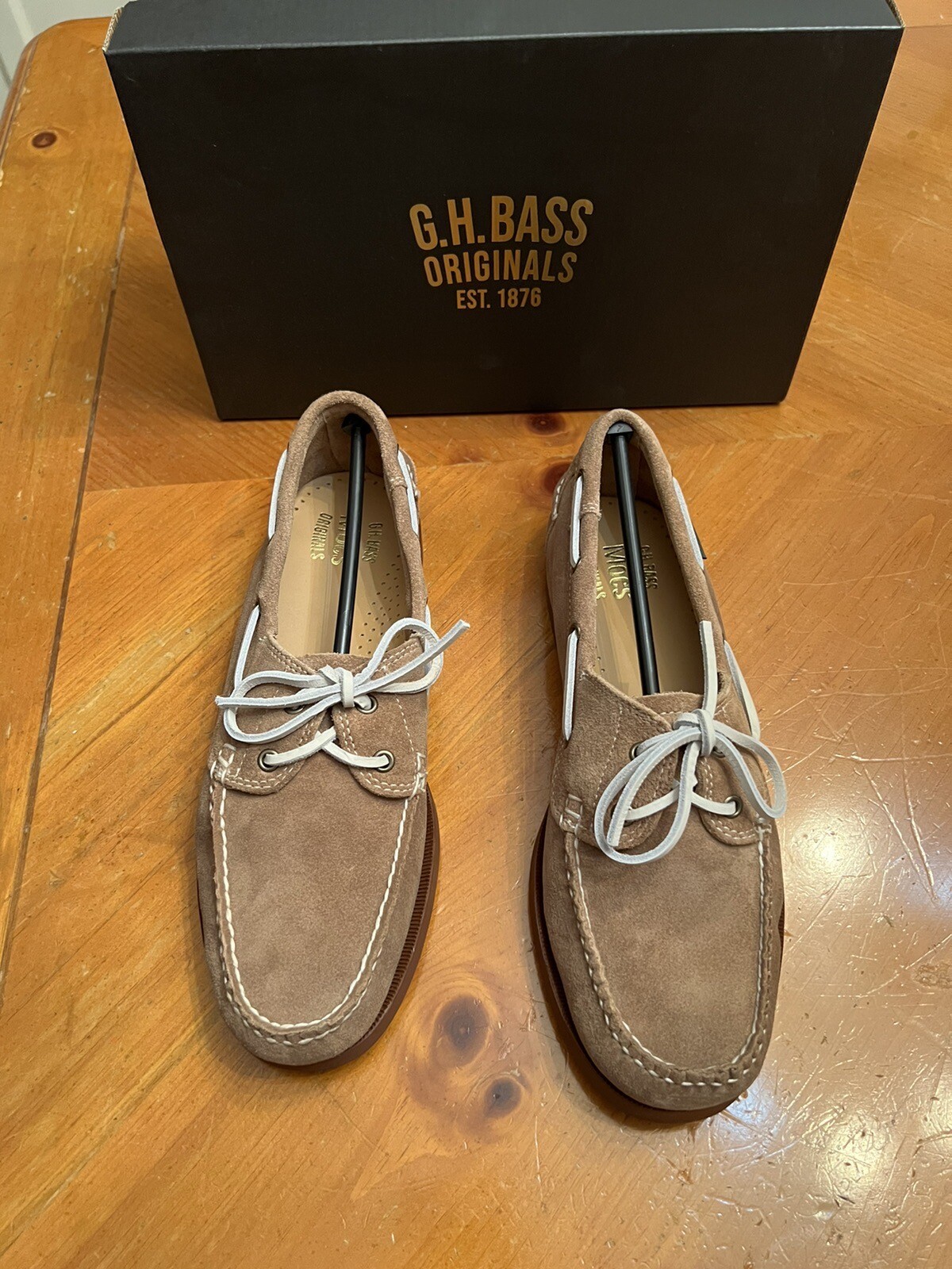 SAOLA GH BASS 11 5 US UOMO PELLE SCAMOSCIATA BUCK