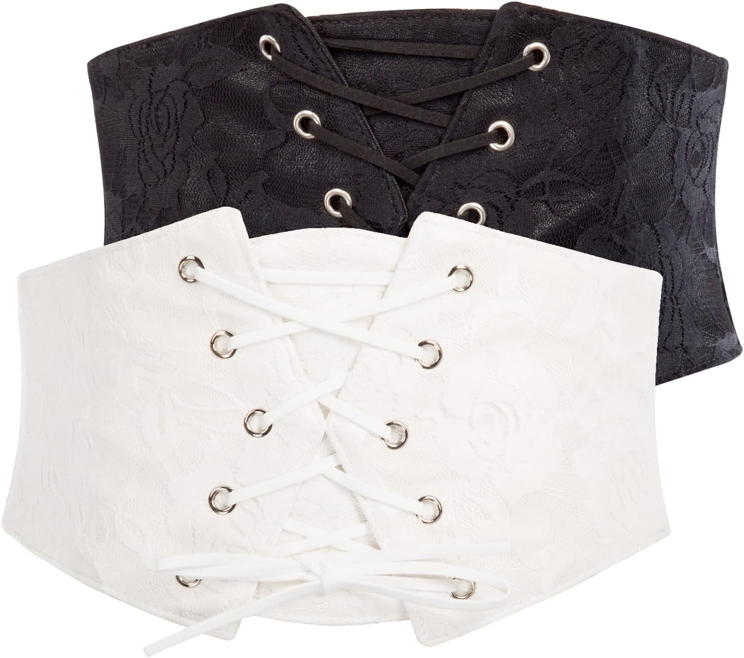 Elastic Underbust Corset Belt for Women Waist Trainer 2-Piece Set-image