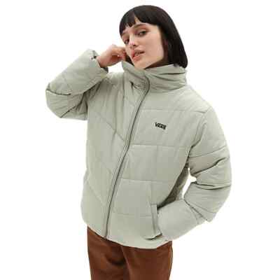 Vans Womens Foundry MTE Puffer Jacket Sage Green RRP £110 - Main Image