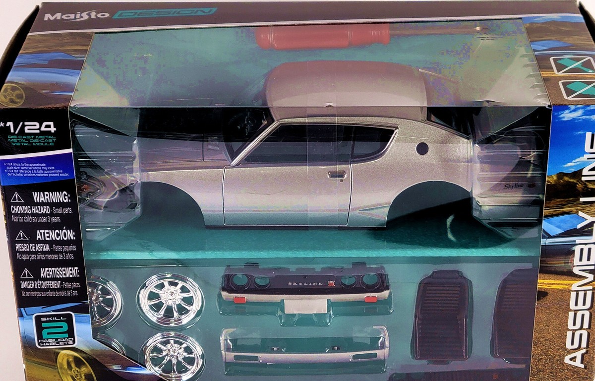 Jada Toys Maisto 1:24 Scale 1973 Nissan Skyline 2000GT-R Diecast
