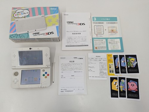 L1268 Ship free Nintendo new 3DS console White Japan w/box x