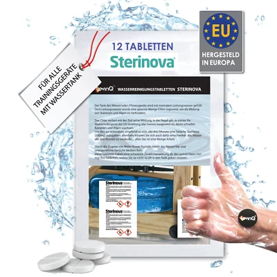 LevinQ 12x Water Rower Sterinova Chlor Tabletten gegen Algen EXTRA KONZENTRIERT