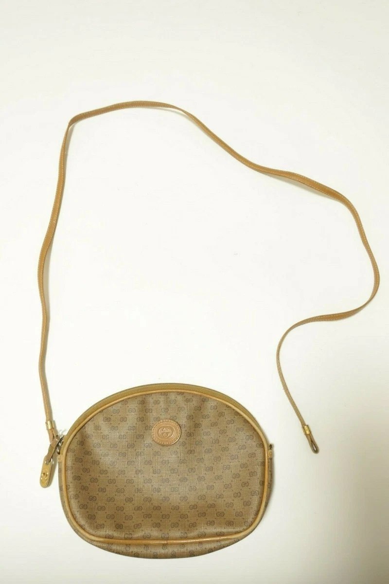 Authentic Vintage Gucci PVC Shoulder messenger bag Crossbody Pouch