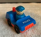 Fisher-Price Little People Police Car with Character- Vintage 1970s