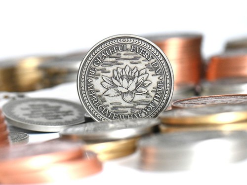 Gratitude Coin | Best Friend Encouragement Gift | Self Motivation Reminder Coins - Picture 9 of 14