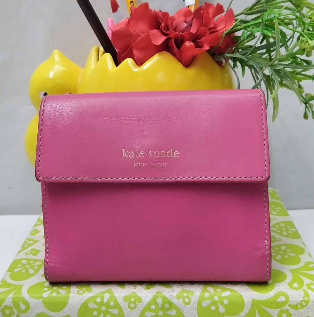 Kate Spade New York Pink Leather Credit Card ID Window