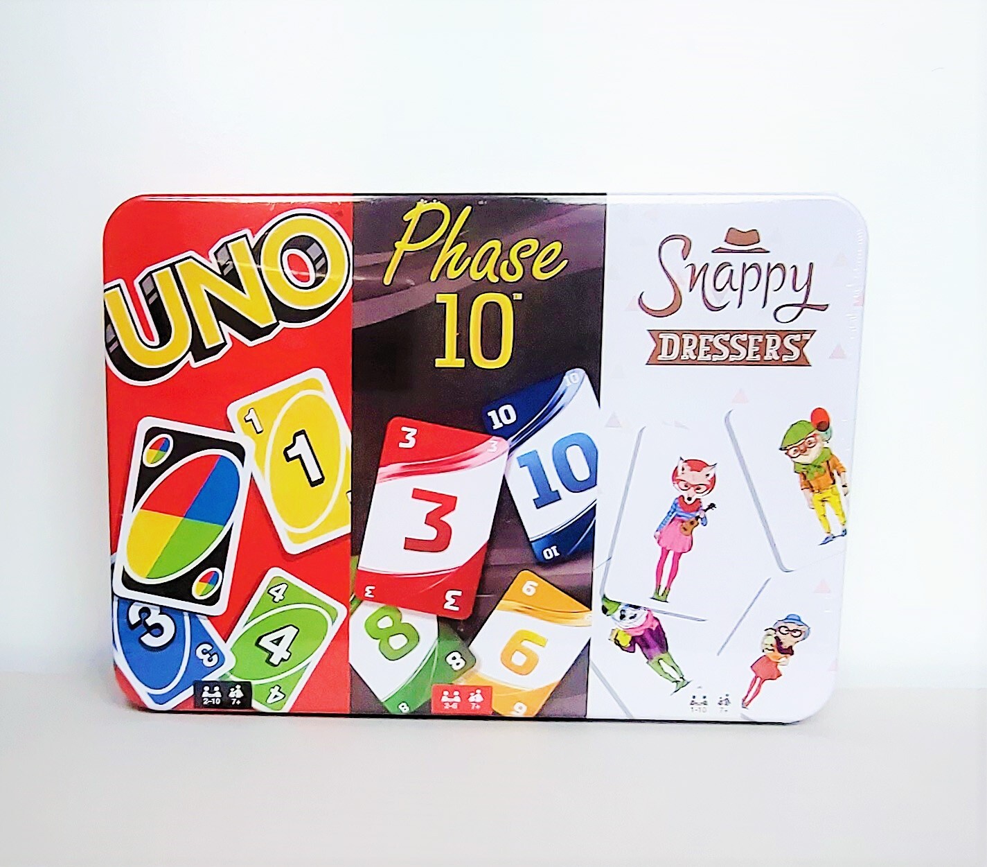 Jeux de cartes UNO, Phase 10, Snappy Dressers pour animer vos soirées en famille