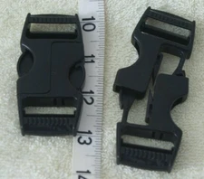 10 pc Side Release Nexus 1" Buckles Clips