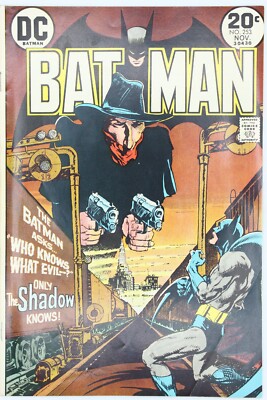 BATMAN #253  Shadow app. Mike Kaluta cover, DC Comics 1973