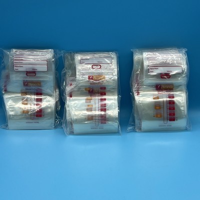 90 Ct Breast Milk Storage Bags Ameda Store 'N Pour 5 oz. / 150 mI Baby Feeding