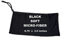 NICE Lot x5 Carrying Case pouch Bag Storage Sleeve Cover Sunglasses Black Soft