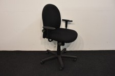 K&N Drehstuhl, Stoffbezug schwarz, gebraucht