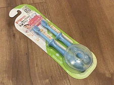 Pigeon Baby Toothbrush Lesson Stage 4 (Blue) 2-pack for 1 year 6 months and up