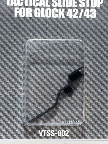 TangoDown Slide Stop Vickers Tactical fits Glock 42/43 - Enhanced Grip, Black - Picture 3 of 3