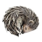 Primus  Small Metal Sleeping Hedgehog 15cm x 12cm x 7.5cm hedgehog design