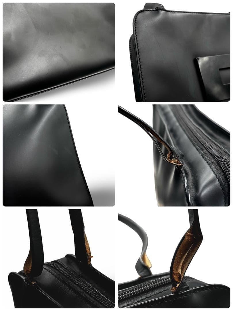 Minimal Shoulder Bag Tote Large G Logo All Leather Black - GUCCI thumbnail 16