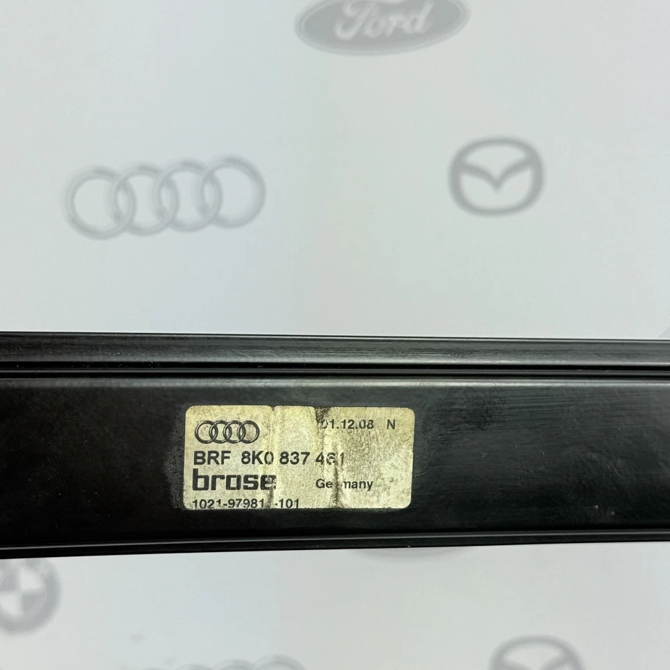 2009‑2016 AUDI A4 Front Left Driver Door Window Regulator OEM 8K0837461 - Imagem 3 de 4