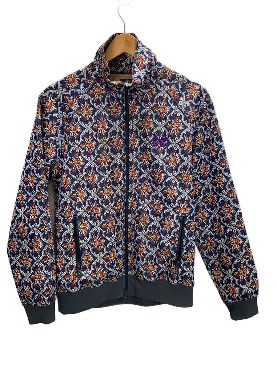 Needles S Polyester Allover Pattern Navy Jacket - image 1