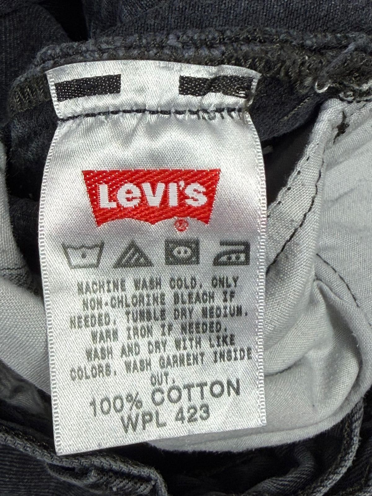 Levi’s 501 90’s/2000 Rare Flared Vintage Faded Streetwear Y2K Style (J-946) image 4