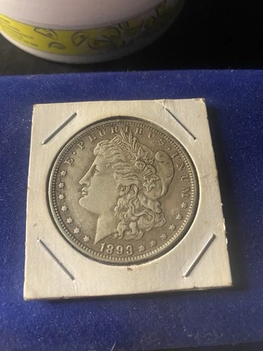 1893 rare E Pluribus Unum silver coin over 100 years old unclean