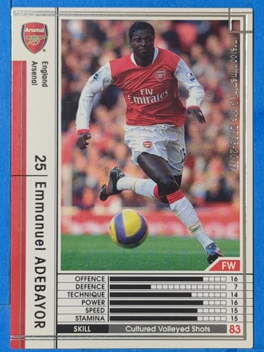 2006-07 Panini WCCF Intercontinental Clubs - Emmanuel Adebayor