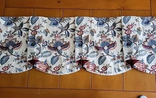 Waverly Schumacher Floral Valance Paulina Centennial Window Curtain Jacobean 100