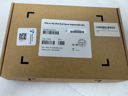X550-T2V2 Intel 10Gb Ethernet Converged PCIe Network Adapter NIC Neu Open Box - Bild 2 von 5