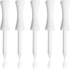 Zivisk Bamboo Golf Tees 2 3/4 Inch 2 3/4 Inch 100 Count Wooden Tall Step Down