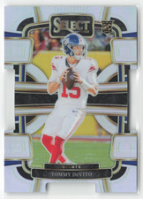 2023 Panini Select Tommy DeVito #73 Silver Prizm Die-Cut (RC)