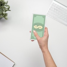 10 Piezas Estuche Transparente Billetes Colección Soporte Protector para Hogar