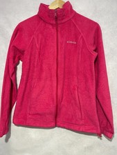 Colombia Women's Lightweight Full Zip Windbreaker Jacket Fleece Size M 578
