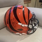 Joe Burrow Cincinnati Bengals Full Size Autographed Replica Helmet Fanatics Cert