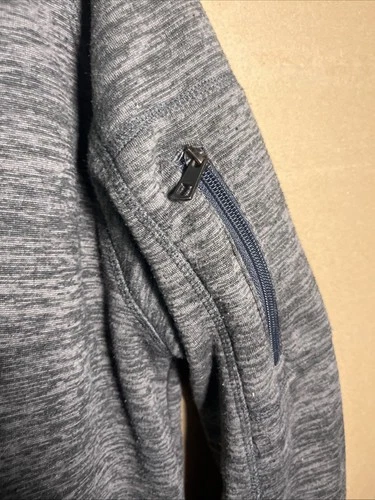 Simply Southern Men’s Lg Quarter Zip Pull Over Fleece Gray (37) image 5