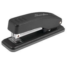 Cub Compact Desktop Stapler 20 Sheet Capacity Metal Matte Black S701068