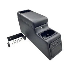 MOOSUN 31515 Denim Black Deluxe Locking Center Console for Jeep CJ-5 1976-198...