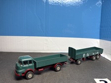 Wiking 486, Krupp 806 Hängerzug  , 1:87, Anhänger Pendelachsen hinten Pritsche