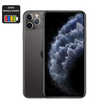 Apple iPhone 11 Pro Max 64GB Space Grey - Unlocked - 100% Battery - Very Good,