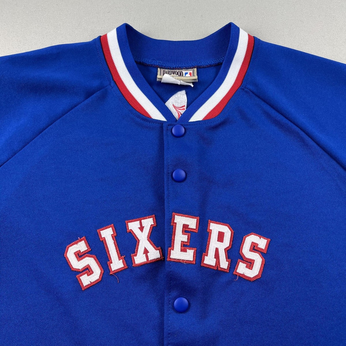 ✨激レア！入手困難✨NBA【76ers】Majestic・ユニフォーム ジャージ Vintage Philadelphia 76ers Jersey Youth XL Blue Majestic