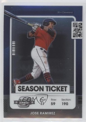 2021 Panini Contenders Season Ticket Optic Jose Ramirez #43 1c7