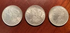 1921 $1 Morgan Silver Dollars  lot of 3,  #5166