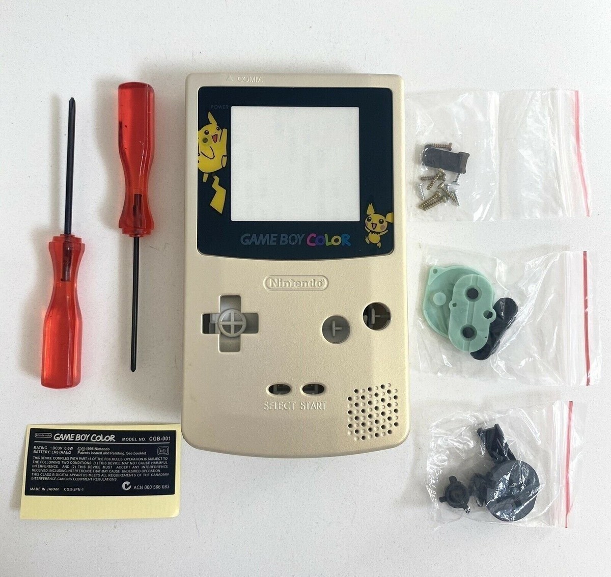 Pokemon Guards Gameboy Replacement Housing For Nintendo Game Boy