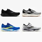 Brooks Mens Adrenaline GTS 24 Black/ White Running Shoes Sneakers Sz 7.5-14