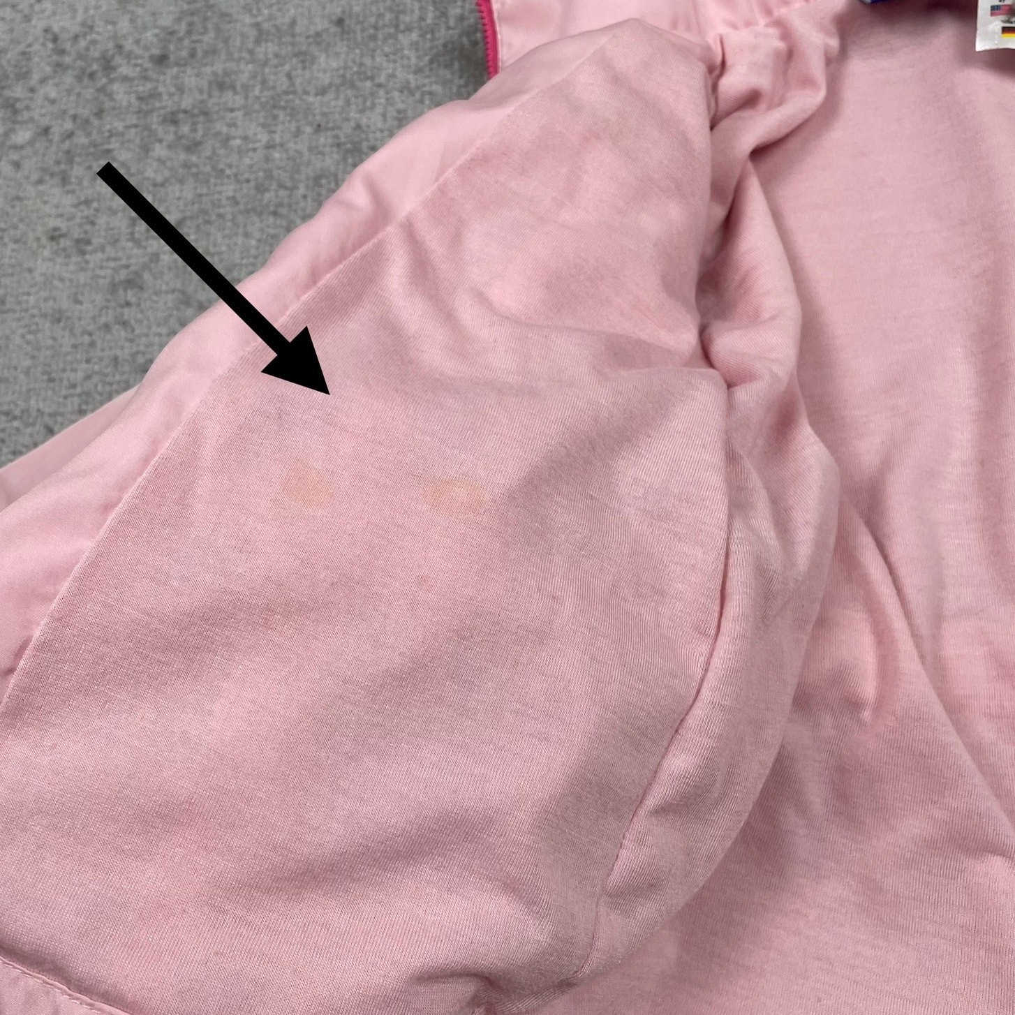 Reebok Toddler Girls Windbreaker Jacket 4T Pink Green Hooded Full Zip Retro y2k thumbnail 17