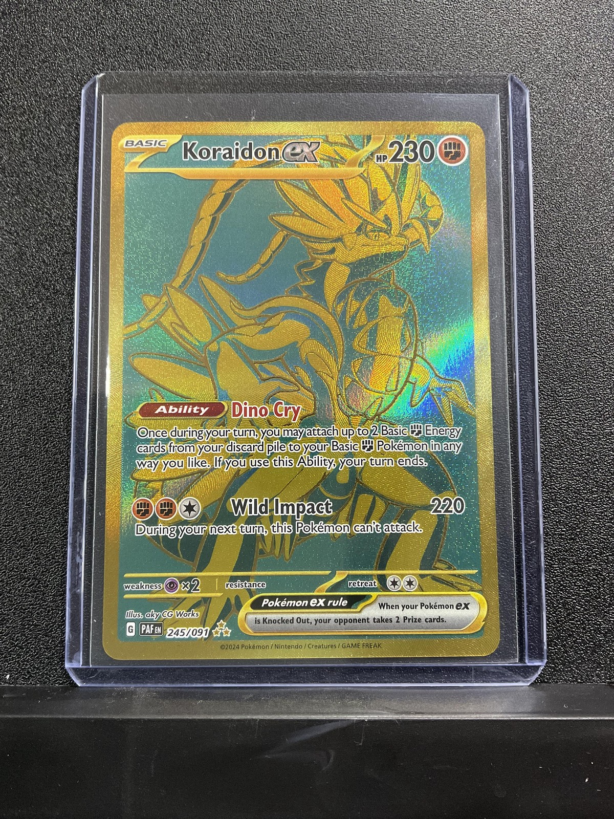 SV: Paldean Fates Koraidon ex #245/091